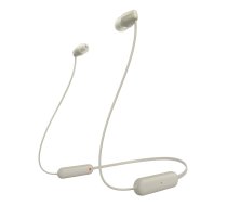 Słuchawki Sony WI-C100 Beżowe | WIC100C.CE7 | 4548736133990