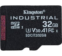 Karta Kingston Industrial MicroSDHC 32 GB Class 10 UHS-I/U3 A1 V30 (SDCIT2/32GBSP) | SDCIT2/32GBSP | 0740617321067