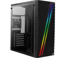 Aerocool Streak Midi Tower Black | AEROPGSSTREAK-A-BKRG | 4718009158573 | OBUAEROBU0033