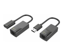 Techly 103199 USB Extender over RJ45 Network Cable, up to 60m | 103199 | 8051128103199 | NET-WRPA-TEH-005