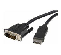 Kabel StarTech DisplayPort - DVI-D 1.8m Black (DP2DVIMM6) | DP2DVIMM6 | 0065030834605