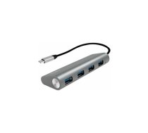 LogiLink Hub 4-port USB-C 3.1 with aluminum casing | UA0309 | 4052792048643