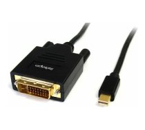 Kabel StarTech DisplayPort Mini - DVI-D 1.8m Black (MDP2DVIMM6) | MDP2DVIMM6 | 0065030840279