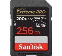 SanDisk SDXC 256GB Extreme Pro 200/140 MB/s V30 UHS-I U3 | SDSDXXD-256G-GN4IN | 0619659188658 | RF-SD-SND-205