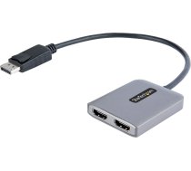 Adapter AV StarTech .com MST14DP122HD adapter kablowy 0,3 m DisplayPort 2 x HDMI Black szary | MST14DP122HD | 0065030885096
