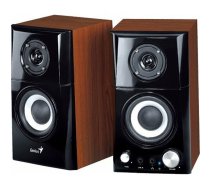 Genius Genius głośniki SP-HF500A v2, 2.0, 16W, brązowo-Black, regulacja głośności, wyjście słuchawkowe, 3,5 mm jack (USB)+ AUX, 100Hz~20 | 31730032400 | 4710268258223