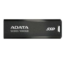 External Hard Drive Adata SC610-1000G-CBK SSD 1 TB Black | SC610-1000G-CBK/RD | 4711085945051 | DIAADTSSD0163