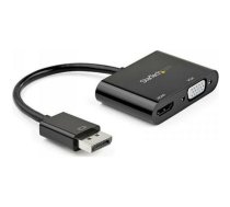 Adapter AV StarTech DisplayPort - HDMI - D-Sub (VGA) Black (JAB-6157899) | JAB-6157899 | 065030884419