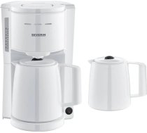 Severin Severin KA 9309 white Filter Coffee Maker with 2 Pots | KA 9309 | 4008146044298
