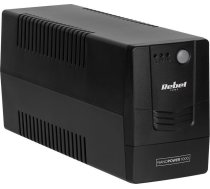 REBEL UPS Nanopower 1000 uninterruptible power supply (UPS) Line-Interactive 1000 VA 600 W 2 AC outlet(s) | RB-4022 | 5901890097765