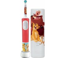 Oral-B Vitality Pro D103 Kids 3+ Lion King Red + | Pro Kids Lion King + etui | 8700216297257 | AGDM-SZCZ-ORL-341