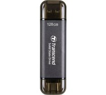 Transcend SSD ESD310C 128GB USB-C USB 3.2 Gen 2x1 black | TS128GESD310C | 760557869108