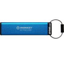 Kingston IronKey Keypad 200 128GB USB-C AES Encrypted | IKKP200C/128GB | 0740617336610