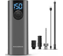 RockBros Elektryczna pompka rower motor auto piłka 10 bar z wyświetlaczem LED + kabel USB-C czarna Elektryczna pompka rower motor auto piłka 10 bar z wyświetlaczem LED + kabel USB-C czarna | 7016802870409 | 5907769313738