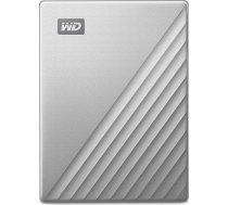 Western Digital 2.5" WD My Passport Ultra Mac 4TB Silver USB-C/USB3.0 HDD 6.4cm 2.5" Metal finish RTL portable external | WDBPMV0040BSL-WESN | 0718037864136