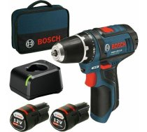 Bosch Akku-Bohrschrauber 12 V Li-Ion 1300 RPM Black, Blue, Red | 060186810F | 3165140895248