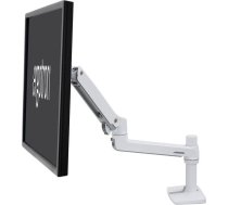 ERGOTRON LX LCD Arm fuer Tischmontage weiss bis 81cm 32Zoll Display anheben bis 33cm 2,3-11,3kg belastbar VESA 75x75 100x100mm | 45-490-216 | 0698833058390