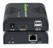 Techly 028214 KVM Extender HDMI + USB over Cat5e/Cat6 twisted pair, up to 120m | 028214 | 8054529028214 | AVTEYVE00028214