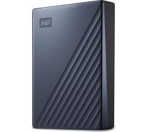 Western Digital 2,5" WD My Passport Ultra 4TB Blue USB-C/USB3.0 HDD 6,4cm 2,5Zoll Metal finish RTL portable extern | WDBFTM0040BBL-WESN | 0718037864051