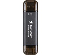 TRANSCEND 2TB External SSD ESD310C USB 10Gbps Type C/A | TS2TESD310C | 0760557863168