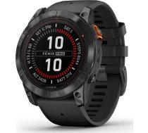 Garmin fД“nix 7X Pro 3.56 cm (1.4") MIP 51 mm Digital 280 x 280 pixels Touchscreen Grey Wi-Fi GPS (satellite) | 010-02778-01 | 0753759317836