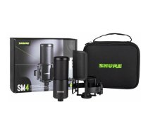 Shure SM4-K-KIT - condenser microphone, externally polarised, handle, popfilter, case | SM4-K-KIT | 0042406812511 | MISSUHMIK0097