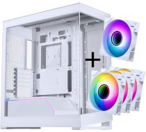 Phanteks NV-Serie NV5 MK2 DRGB White + 4 wentylatory | GABU-515