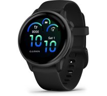 Garmin vívoactive 6 3.05 cm (1.2") AMOLED 42 mm Digital 390 x 390 pixels Touchscreen Black Wi-Fi GPS (satellite) | 010-02985-00 | 0753759342807 | Q512-097