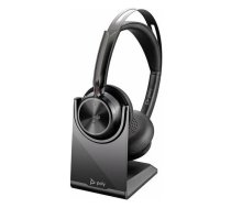 POLY Voyager Focus 2 Microsoft Teams Certified USB-C-C Headset +USB-C/A Adapter +Charging Stand 9T9J6AA | 9T9J6AA#AC3 | 0198122157242