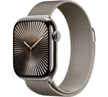 Apple Watch Series 10 LTE 46mm Natural Titanium Case with Natural Milanese Loop - S/M | MC7Q4QF/A | 0195949896316 | Q502-08M