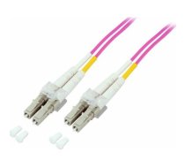 EFB Fiber patch cable LC-LC 50/125 OM4 LSZH Duplex Multimode 10m, 2mm diameter | O0319.10 | 4049759022471