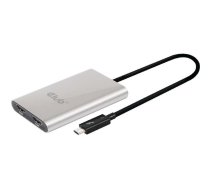 Adapter USB Club 3D USB-C - HDMI x2 Silver (CSV-1574) | CSV-1574 | 8719214470760
