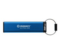 Kingston Pendrive 32GB IronKey Keypad 200 FIPS140-3 Lvl3 AES-256 | IKKP200/32GB | 0740617330083