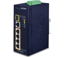PLANET Industrial 4-Port PoE +1xGE + 1xSFP IGS-614HPT | IGS-614HPT | 4711605284431