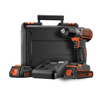 Black&Decker ASD18KB 18 V 2 x akumulator 1.5 Ah | ASD18KB-QW | 5035048447550