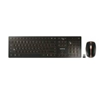 Klawiatura + mysz Cherry Desktop DW 9100 SLIM [US/EU] WL AES black/copper BT Lithium Akku wielotygodniowe użytkowanie bez ładowania | 2810680 | 4025112095399