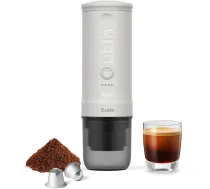 Outin Nano Portable Espresso Machine, 80ml, 7500mAh, Pearl White EU | OTEM-01-PW | 1240000016437 | AGDM-EKS-OUIN-001
