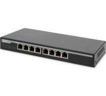 DIGITUS 8-Port 10/100/1000 Mbps PoE Gigabit Desktop | DN-95340 | 4016032390596