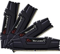 G.SKILL DDR4 64GB (4x16GB) RipjawsV 3200MHz CL16 XMP2 Black | F4-3200C16Q-64GVK | 4719692007025