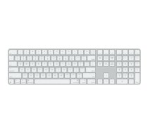 Magic Keyboard with Touch ID and Numeric Keypad for Mac models with Apple silicon White | MXK73LB/A | 0195949654923 | 4N36-02F