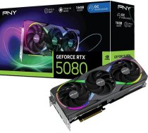 PNY Graphics card GeForce RTX 5080 OC ARGB 3F 16GB 256-bit 960GB/s | VCG508016TFXXPB1-O | 4718006457273 | KGPNYN508016TRG