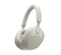 Sony WH-1000XM5 Bluetooth Wireless Over-Ear Headphones, BT 5.0, TWS, Noise Cancelling, Silver EU | WH1000XM5S.CE7 | 4548736132610