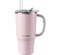 BUYDEEM Kubek termiczny ze słomką 700 ml, model DS57, kolor Pink | 6950386618303 | 6950386618303