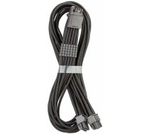CableMod C-Series Pro ModMesh 12V-2x6-Kabel, Sleeved, 16-Pin zu 2x 8-Pin, für Corsair Type 4 und 3 PSUs - Black, 60cm | CM-PCSR-16P2-N60KK-5PK-R-SS | 694365695478