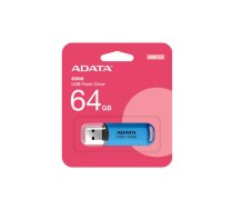 ADATA | USB Flash Drive | C906 | 64 GB | USB 2.0 | Blue | AC906-64G-RWB | 4711085945082