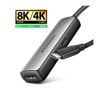 AXAGON Active converter RVC-HI8KPD, 100 W | USB Type-C to HDMI | RVC-HI8KPD | 8595247908773