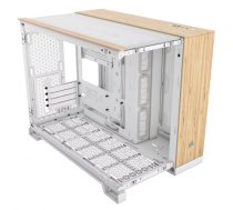 Corsair Case 2500X mATX Mid Tower White/Bamboo Wood | CC-9011288-WW | 840006688907 | OBUCRIOBU0141