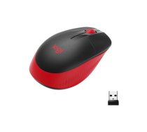 Logitech | Full size Mouse | M190 | Wireless | USB | Red | 910-005908 | 5099206091856