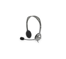 Logitech | Stereo headset | H111 | Built-in microphone | 3.5 mm | Grey | 981-000593 | 5099206057340