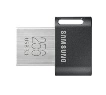 Samsung | FIT Plus | MUF-256AB/APC | 256 GB | USB 3.1 | Black/Silver | MUF-256AB/APC | 8801643233563